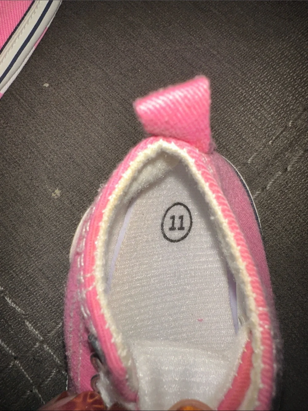 Converse baby Pink Canvas Lace-Up Sneakers with White Toe